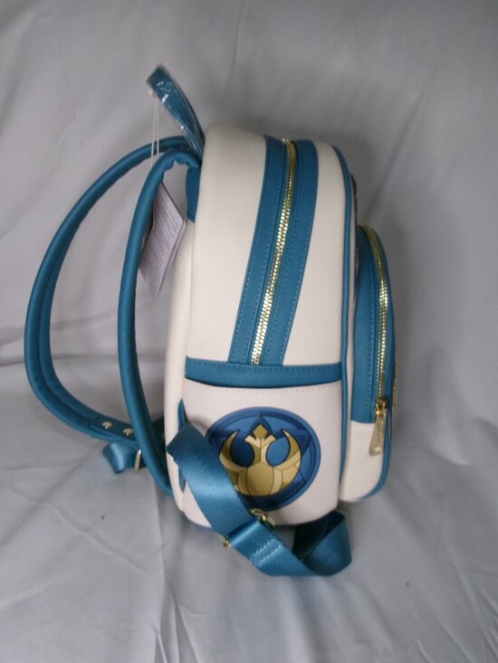 Disney Star Wars R2-D2 Loungefly Backpack with Stained Glass Background main image 6